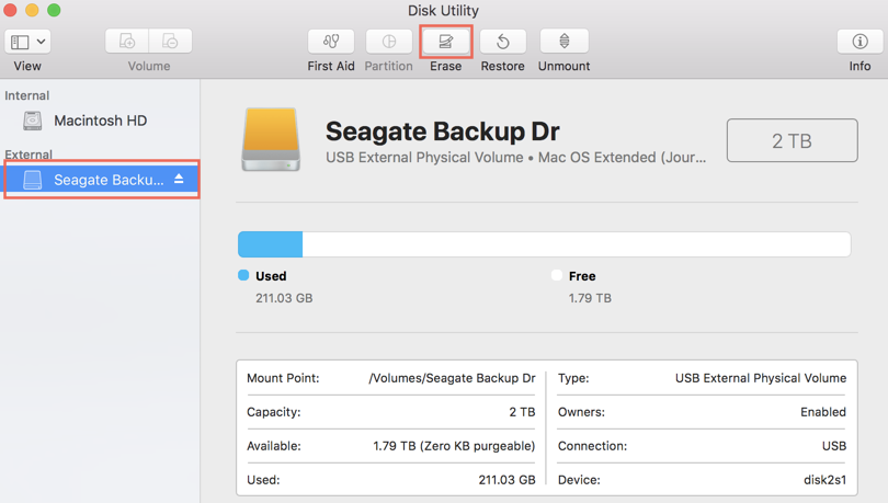 how to change permissions on macbook external hard drive
